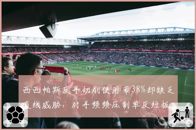 西西帕斯反手切削使用率38%却缺乏直线威胁，对手频频压制单反短板