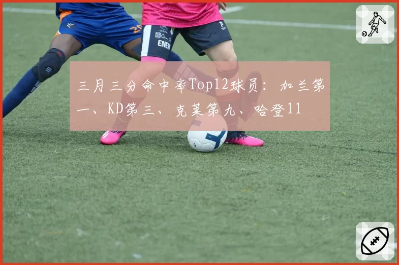 三月三分命中率Top12球员:加兰第一、KD第三、克莱第九、哈登11